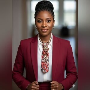 Handcrafted Luxury Fashion Necktie Necklace 📿 (Animal Girl)